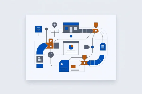Intervention map marking the three points where a small business can change the outcome