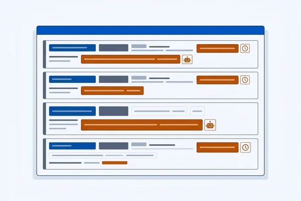 Server log excerpt highlighting AI crawler user-agent strings and request timestamps