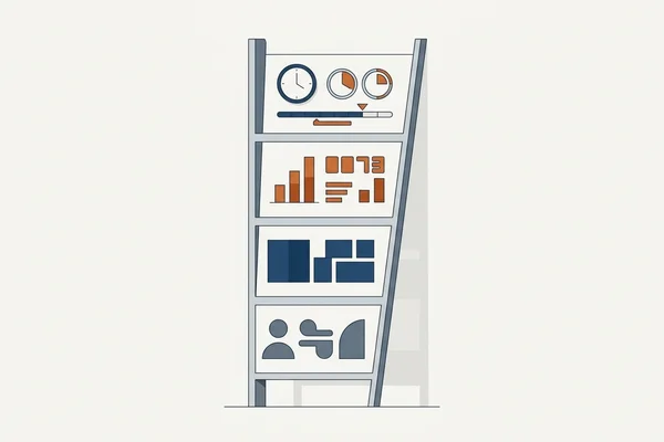 Specificity ladder from adjectives to numbers, named areas and timeframes