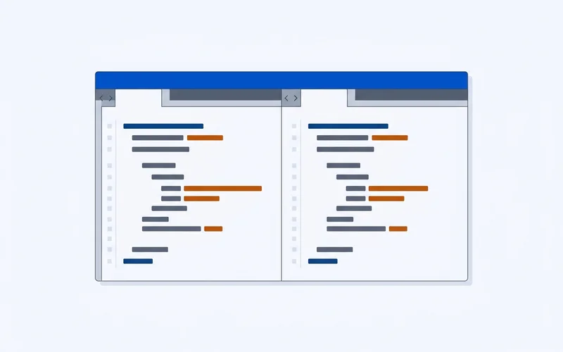 Code panel comparing named-place areaServed against a geo radius definition
